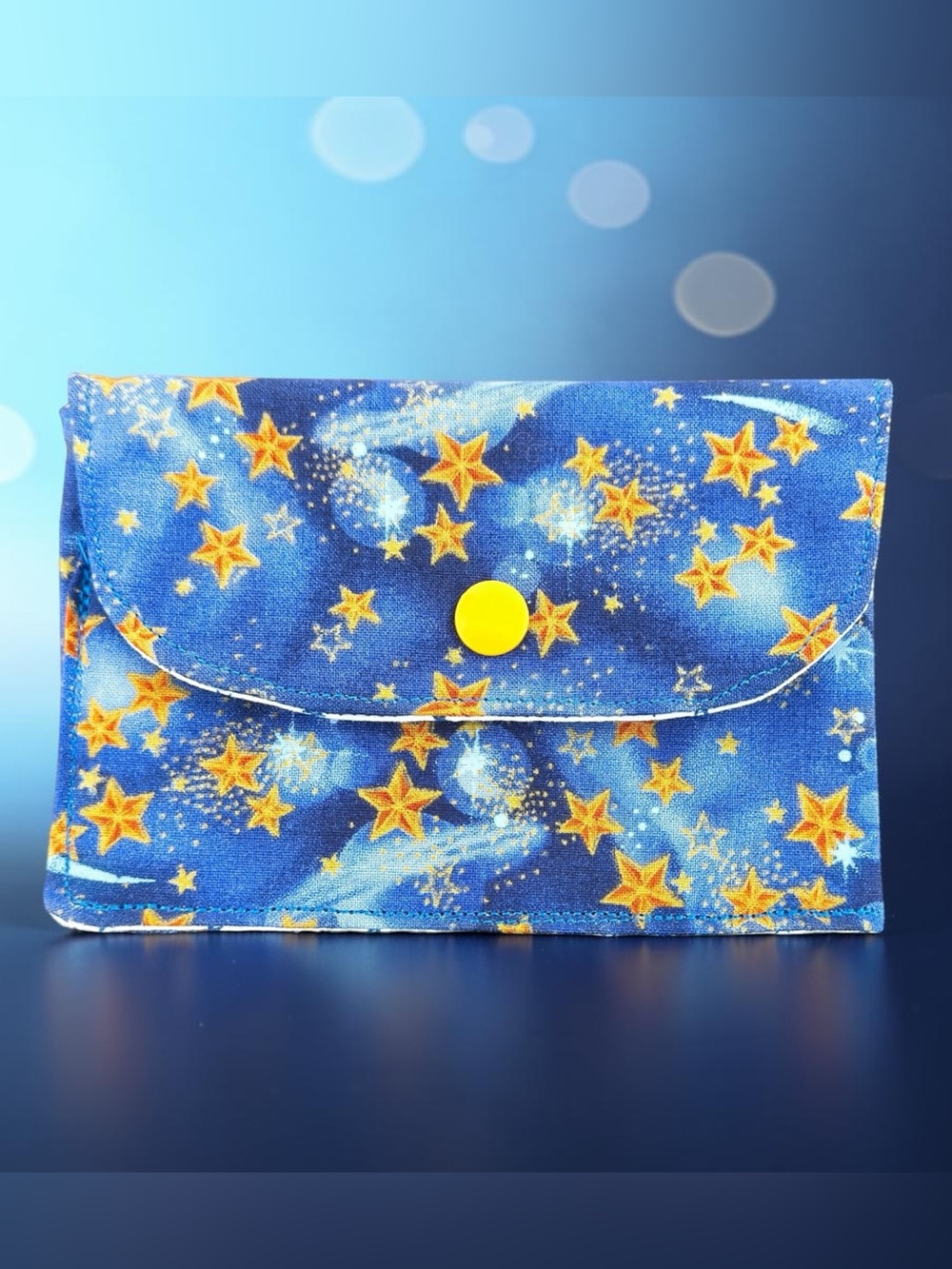 Celestial Stars Kids Wallet Gift Card Holder New Handmade by Darling Darce